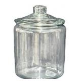 Anchor Hocking Heritage Hill Clear Glass Canister Jars - Qty 3