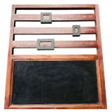 Home Decor Bundle - Calendar, Shelves, Coat Hook, Calendar, Clock