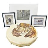 Hand Painted Drum | Bald Eagle Photo Bundle