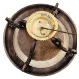 Antique Lamp Bowl 15" X 5" | Hangs 17"