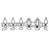 Home Decor Black Metal Scrolled Wall Sconces with Tealight Holders Bundle