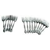 Oneida Silverware Tray with Spoons and Forks | 15 3/4" X 10 1/8" X 3 1/8"