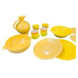 Vintage Mixed FIESTA Dishware Bundle - Qty 42 Pcs | Yellow