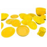 Vintage Mixed FIESTA Dishware Bundle - Qty 42 Pcs | Yellow