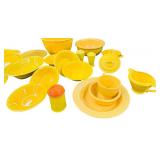 Vintage Mixed FIESTA Dishware Bundle - Qty 42 Pcs | Yellow