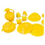Vintage Mixed FIESTA Dishware Bundle - Qty 42 Pcs | Yellow