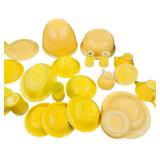 Vintage Mixed FIESTA Dishware Bundle - Qty 42 Pcs | Yellow