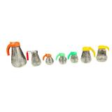 Vintage-Style Glass Syrup Dispensers Bundle - Qty 7