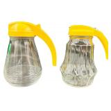 Vintage-Style Glass Syrup Dispensers Bundle - Qty 7