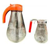 Vintage-Style Glass Syrup Dispensers Bundle - Qty 7