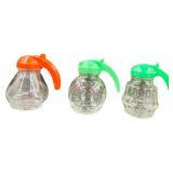 Vintage-Style Glass Syrup Dispensers Bundle - Qty 7
