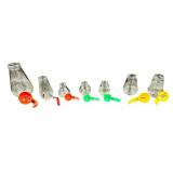 Vintage-Style Glass Syrup Dispensers Bundle - Qty 7