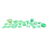 Vintage Mixed FIESTA Dishware Bundle - Qty 27 Pcs | Jade Green