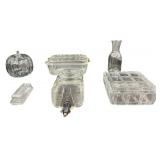 Vintage Federal Glass Refrigerator Glassware Bundle - Qty 6 pcs