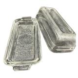 Vintage Federal Glass Refrigerator Glassware Bundle - Qty 6 pcs