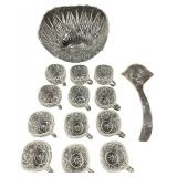 Vintage Juicers and Punch Bowl and Cup Set Bundle