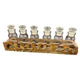 Vintage Mixed FIESTA Dishware Bundle - Qty 16 Pcs | Orange with Spice Rack