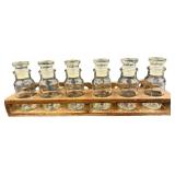 Vintage Mixed FIESTA Dishware Bundle - Qty 16 Pcs | Orange with Spice Rack