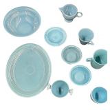 Vintage Mixed FIESTA Dishware Bundle - Qty 32 Pcs | Blue