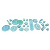 Vintage Mixed FIESTA Dishware Bundle - Qty 32 Pcs | Blue