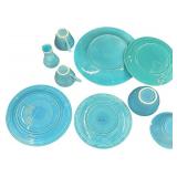 Vintage Mixed FIESTA Dishware Bundle - Qty 32 Pcs | Blue