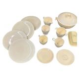 Vintage Mixed FIESTA Dishware Bundle - Qty 19 Pcs | Cream/Beige