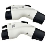 Tesla EV Adapter (White) Tesla to J1772 Adapter Bundle -  WHITE ADAPTERS - Qty 2