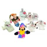 Vintage Disney The Hunchback of Notre Dame Character Hand Puppet Set - Qty 8