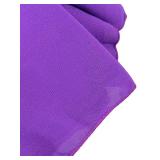 Chiffon Backdrop | Wedding | Birthday | 29" X 6 Yards Color: Purple, Bundle of 2 Packs