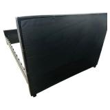 Full/Double Bed | Gently Used, No Rips, Tears Or Stains | Black Platform Slatted Bed Frame Set