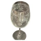 Lucca Burgundy Glasses - Qty 12 | 8.25" tall, 3.25"D