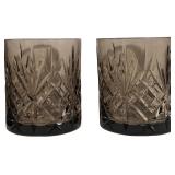 Melodia Smoke Old Fashioned Glasses - Qty 12 | 3 5/8" tall, 3.25"D