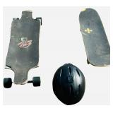 Skateboard, Long Board and Helmet Size Large Bundle - Qty 3