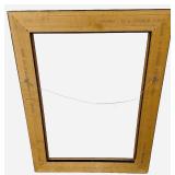 Large Espresso Brown Frame 39 1/4" X 30 3/8" X 3" thick