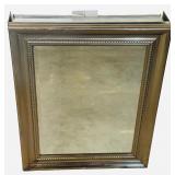 Stainless Steel Framed Mirror Medicine Cabinet with a Mirrored Back and Adjustable Glass Shelves **HEAVY** | 23 7/8" X 29 7/8" X 5 1/4" **