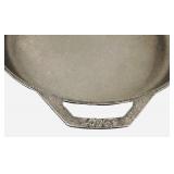 Black Cast Iron Pan with Double Spouts and Handle by The Lodge - 10" X 2" deep