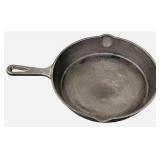 Black Cast Iron Pan with Double Spouts and Handle by The Lodge - 10" X 2" deep