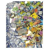 Pokemon BLIND BID Bundle ** | Over 1500+ trading cards | Stickers | Decals | Figurines | Lunch Pail | Collector