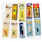 Vintage Fishing Mixed Bundle | MUST SEE PHOTOS :) Lures, Crankbaits, Soft Baits, Bobbers, Cork Lures, Fishing Line, Various Hook packs, Weights, Tackle Boxes and a Tackle Bag for Storage