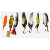 Vintage Fishing Mixed Bundle | MUST SEE PHOTOS :) Lures, Crankbaits, Soft Baits, Bobbers, Cork Lures, Fishing Line, Various Hook packs, Weights, Tackle Boxes and a Tackle Bag for Storage
