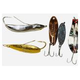 Vintage Fishing Mixed Bundle | MUST SEE PHOTOS :) Lures, Crankbaits, Soft Baits, Bobbers, Cork Lures, Fishing Line, Various Hook packs, Weights, Tackle Boxes and a Tackle Bag for Storage