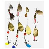 Vintage Fishing Mixed Bundle | MUST SEE PHOTOS :) Lures, Crankbaits, Soft Baits, Bobbers, Cork Lures, Fishing Line, Various Hook packs, Weights, Tackle Boxes and a Tackle Bag for Storage