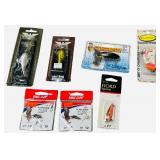 Vintage Fishing Mixed Bundle | MUST SEE PHOTOS :) Lures, Crankbaits, Soft Baits, Bobbers, Cork Lures, Fishing Line, Various Hook packs, Weights, Tackle Boxes and a Tackle Bag for Storage