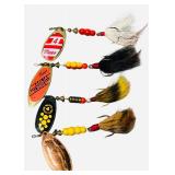 Vintage Fishing Mixed Bundle | MUST SEE PHOTOS :) Lures, Crankbaits, Soft Baits, Bobbers, Cork Lures, Fishing Line, Various Hook packs, Weights, Tackle Boxes and a Tackle Bag for Storage