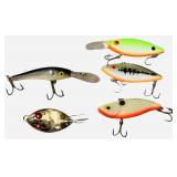 Vintage Fishing Mixed Bundle | MUST SEE PHOTOS :) Lures, Crankbaits, Soft Baits, Bobbers, Cork Lures, Fishing Line, Various Hook packs, Weights, Tackle Boxes and a Tackle Bag for Storage