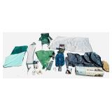 Camping Bundle | Santa Cruz 4-Room 8-Person Tent | Eureka The Storm Shield Annex | Eureka The Storm Shield Annex  Camping Chair with Carrying Bag | Backback Seat | Hammock | Sleeping Bag