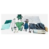 Camping Bundle | Santa Cruz 4-Room 8-Person Tent | Eureka The Storm Shield Annex | Eureka The Storm Shield Annex  Camping Chair with Carrying Bag | Backback Seat | Hammock | Sleeping Bag