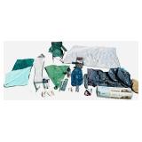 Camping Bundle | Santa Cruz 4-Room 8-Person Tent | Eureka The Storm Shield Annex | Eureka The Storm Shield Annex  Camping Chair with Carrying Bag | Backback Seat | Hammock | Sleeping Bag