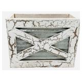 Desk Organization Bundle - White Distressed Look -  My Vintage Finds - Qty 3