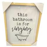 Bathroom Sign Bundle - Qty 2